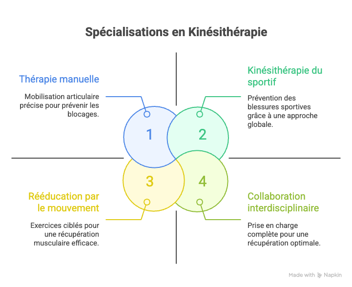 Kiné à Tournai – spécialisations Spécialisations proposées par un kiné à Tournai : thérapie manuelle, mouvement et sport